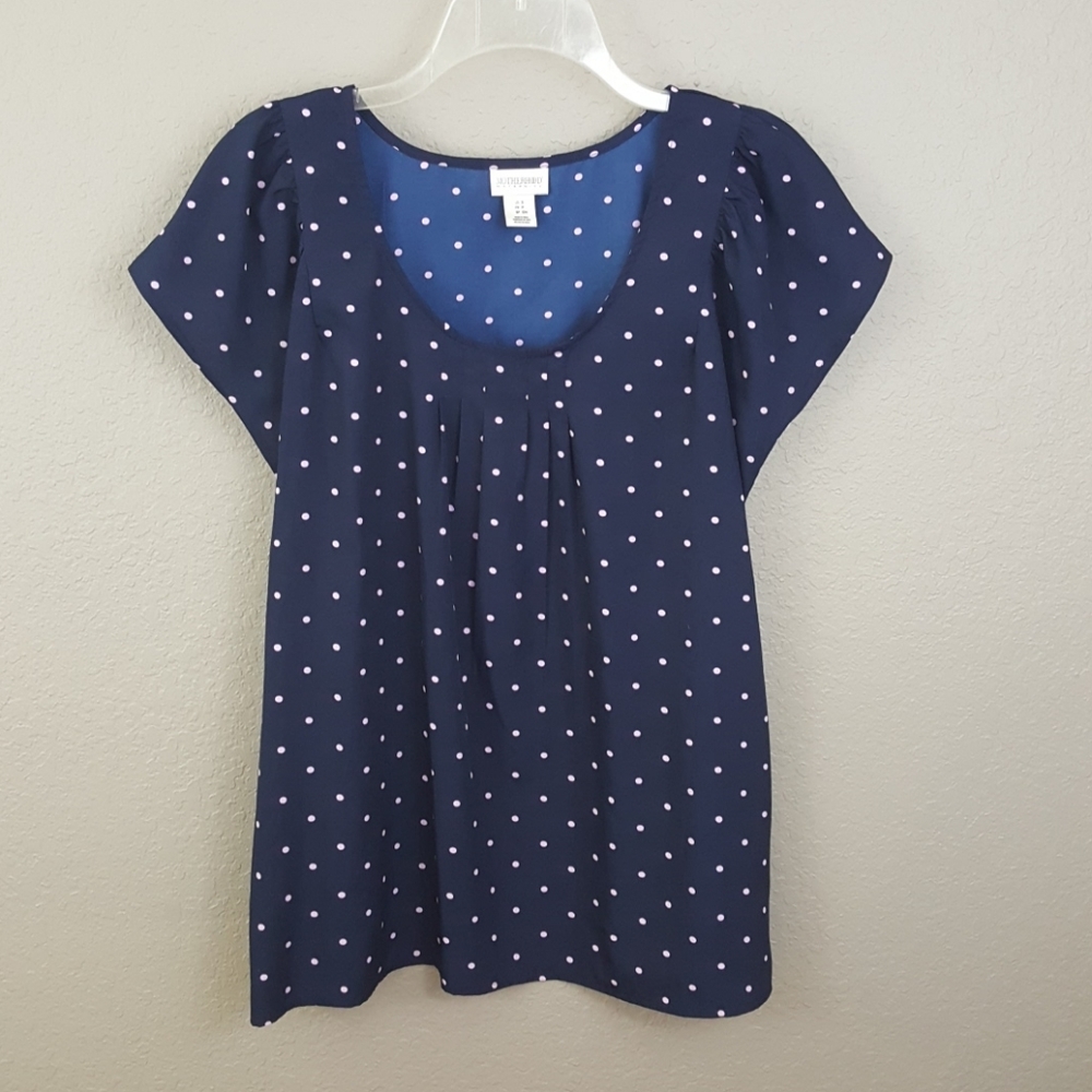 Polka Dot Maternity Top